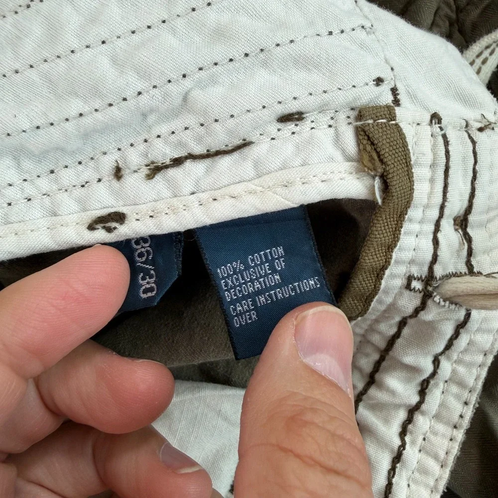 Vintage Polo Ralph Lauren Military Paratrooper  Cargo Pants Men 36x30 Army Green